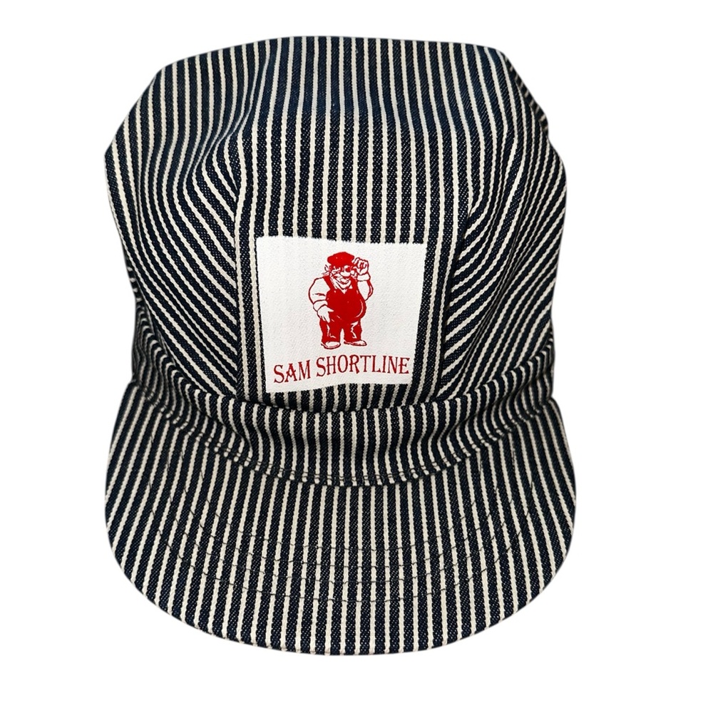 Vintage SAM SHORTLINE USA Railroad Train Conductor Hat Cap Snapback RARE New NWT